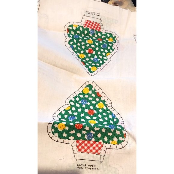 Craft Kit Ornaments Springs Mills, Inc. Pattern 4162  Tree Candy Cane Angel Sant - Picture 8 of 9